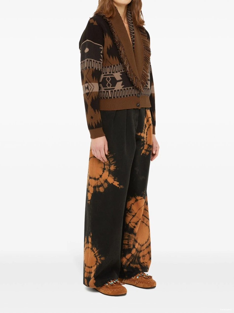 Cheap cardigan patterned-jacquard Alanui Women 0816
